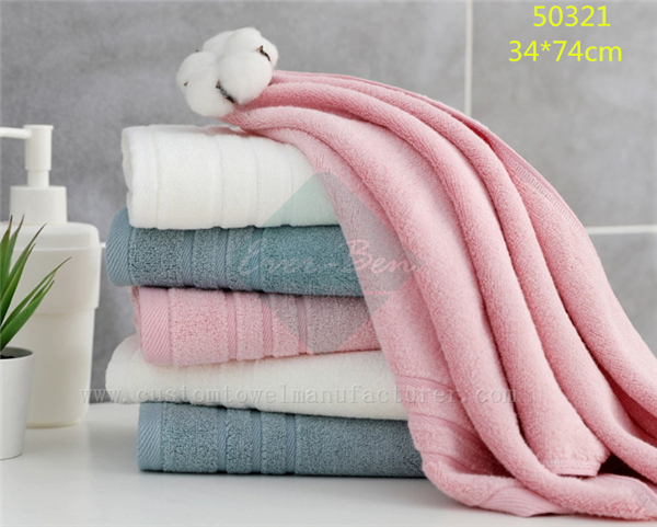 China Bulk white black hand towels Factory for America Canada